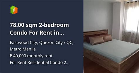 Condominium For Rent in Eastwood City Metro Manila .